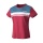 Yonex Sport-Tshirt Crew Neck Stripes 2023 rot Damen